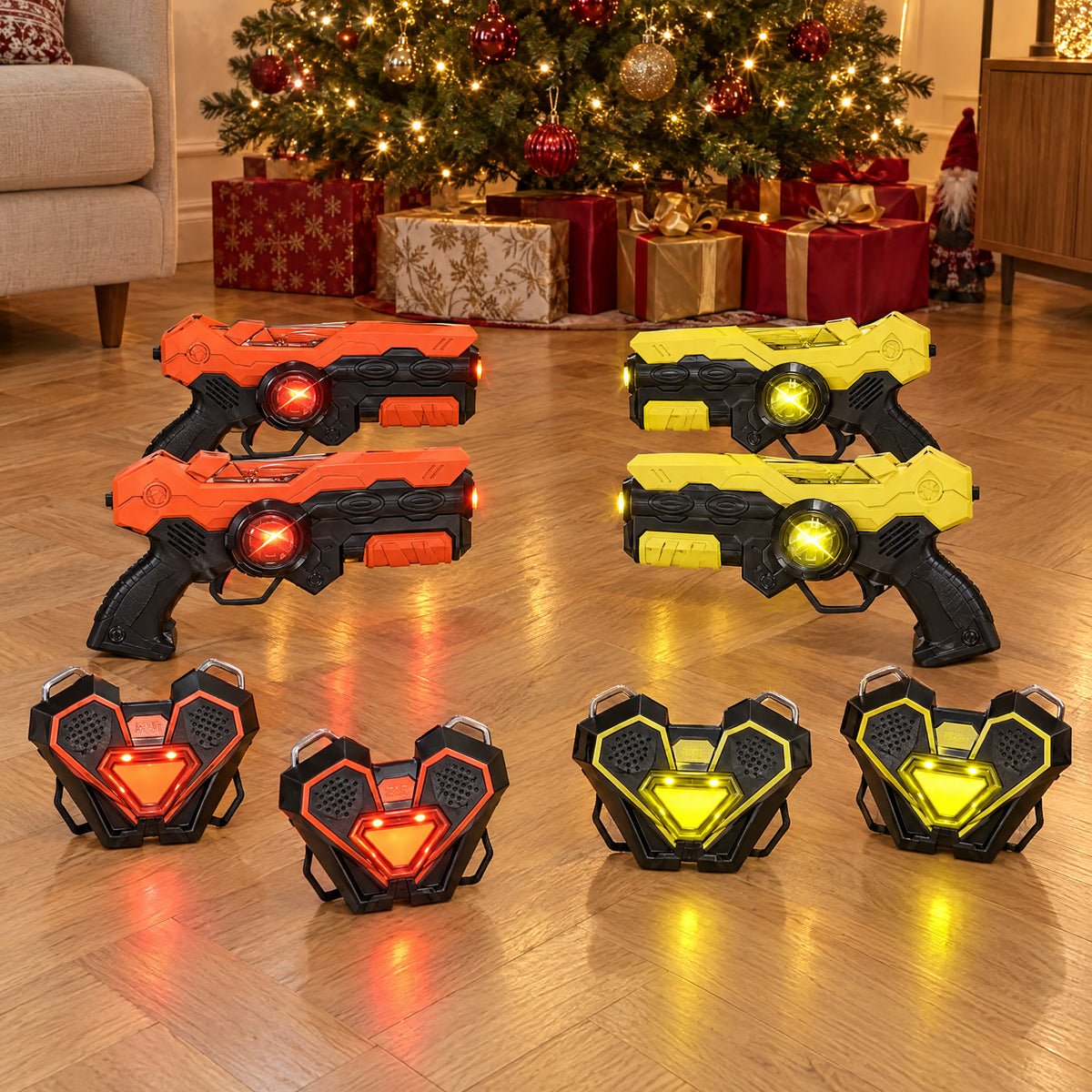 Famille LUMIARENE 2v2 : Rouge vs Jaune
